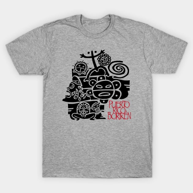 The Taino Symbols T-Shirt by Pro Art Creation